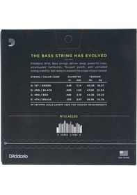 Resim Daddario Nyxl45105 Bas Gitar Tel Seti Nyxl Nickel Wound, .045-.105 