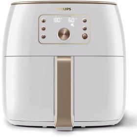 Resim Philips HD9870/20 Airfryer Premium XXL Yağsız Fritöz Şampanya Beyazı 