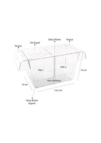 Resim Atlantik Kristal İkili Balık Yavruluğu 14 5 Cm x 10 Cm 