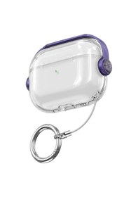 Resim Apple Uyumlu AirPods Pro 3 3.nesil Tema Kılıf - Mor Düz Renkli 