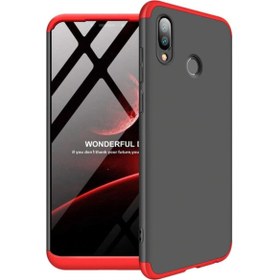 Resim Fibaks Huawei P Smart 2019 Kılıf Ekran Koruyucu/360 Full Koruma Ays Sert Mika Kapak Gkk 