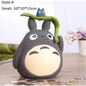 Resim Novahub Kahverengi Komşum Totoro Kumbara Reçine Totoro Figürler Japon Tarzı Para Para Kutusu 