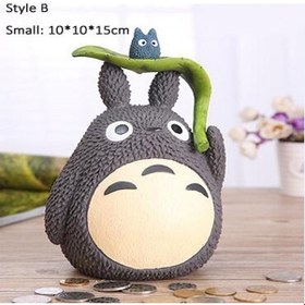 Resim Novahub Kahverengi Komşum Totoro Kumbara Reçine Totoro Figürler Japon Tarzı Para Para Kutusu 
