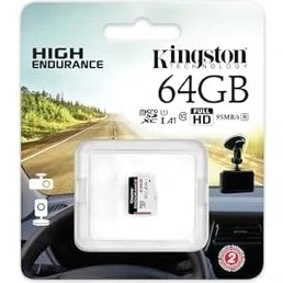 Resim Wheat Grains Global Store -Endurance 64GB Microsd Hafıza Kartı SDCE/64GB 95MB/S - 30MB/S Kadar Okuma Yazma Kameralar, Araç Kameraları Için 