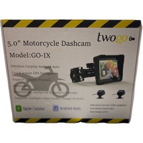 Resim MOTO PARLA TWOGO Motosiklet Uyumlu GPS Navigasyonu Wireless Bluetooth 