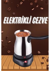 Resim Elektrikli Türk Kahvesi Makinesi Elektrikli Cevze Telveli 