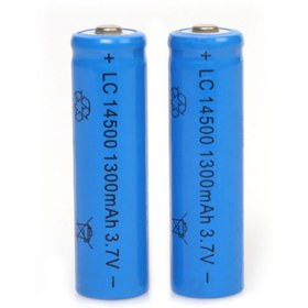Resim ULTRATEKNO 1300 Mah 3.7 V Şarj Edilebilir Kalem Pil Lc 14500 Şarj Edilebilen Kalem Pil 2'li 