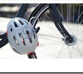 Resim Decathlon 100 Anatarlı Bisiklet Kilidi Gri G 