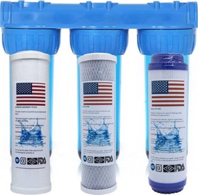Resim AQUATİME Amerikan Malı Daire Ve Bina Girişi 3 Aşamalı Su Yumuşatma Cihazı 