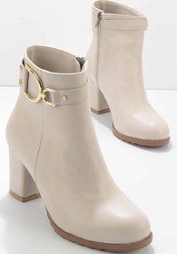 Resim Bambi Bej Kadin Bot & Bootie K02247012209 