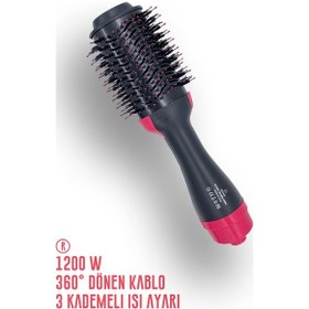 Resim One Step Saç Düzleştirici ve Şekillendirici Kurutucu Tarak 