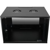 Resim Canovate 7u 545X400 mm Duvar Tipi Soho Rack Kabinet Siyah 
