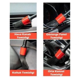 Resim Nemere Araba Temizlik Detay Fırçası 5li Set (4887) 