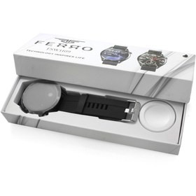 Resim Tesbihane Ferro Siyah Renk Silikon Kordonlu Akıllı Saat TH-FSW1109P-G 