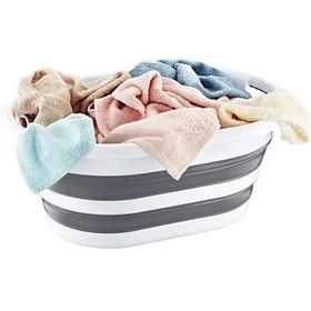 Resim Katlanabilir Çamaşır Ve Oyuncak Sepeti 27 Lt Royaleks-ak702 