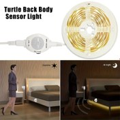 Resim Noel Uzay Temalı Kaplumbağa Sırtı Vücut Sensörü Işığı - USB Güçlü LED Şerit Işığı ile Hareket Sensörü - Yatak Odası ve Ev Dekorasyonu için Çoklu Işık - Beyaz (Renk Değişmiyor), Pil Gerekmez 