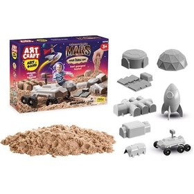 Resim Art Sand Görevimiz Mars Kum Seti 750 Gr. - Oyun Kumu Seti - Kinetik Kum Seti - Natural Kum - Doğal K Renkli 
