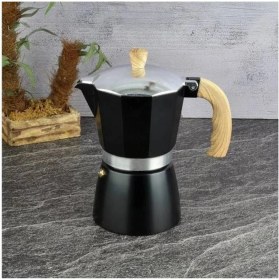 Resim PremiumPort Moka Pot 6 Fincan, Alüminyum Kahve Espresso Cezvesi, 300 ml 
