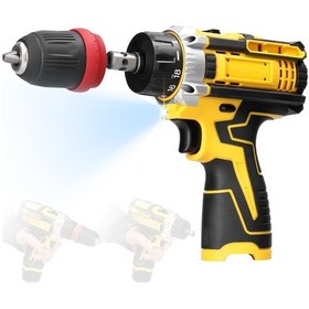 Resim Kosona 12v Şarjlı 2 Si 1 Arada Matkap Ve Vidalama Makinesi, Ev Ve Araç Tamiri İçin Pratik El Aleti 