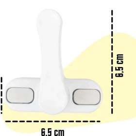 Resim Neler Geldi Neler 5 Adet Metal Beyaz Pencere Emniyet Kilidi Çocuk Hırsız Kilidi Çekmeli Pvc Kilit 