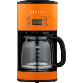 Resim Vestel Retro Turuncu Filtre Kahve Makinesi 