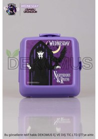 Resim Lisanslı Wednesday 2 Katlı Beslenme Kutusu / Lunch Box 