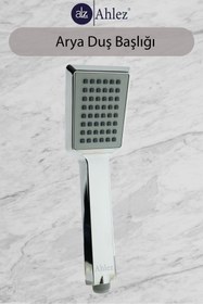 Resim Ahlez Arya Duş Başlığı Tek Fonksiyonlu Poşet Ambalaj 