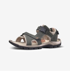 Resim Decathlon Quechua Erkek Outdoor Sandalet - Deri - Haki/turuncu - Nh500 