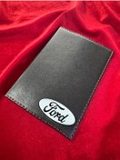 Resim ATTA PAZARLAMA Deri siyah dikişli ruhsat kabı kılıfı cüzdanı ruhsatlık 