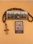 Resim Duhovnyj Put' Ev Yapımı: İkon Triptih Kolye Kurşun Ve Gül Yağı 309509239 