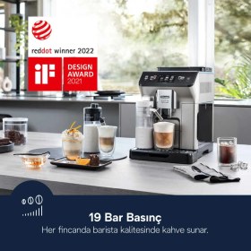 Resim DeLonghi Eletta Explore Cold Brew ECAM450.65.S Tam Otomatik Kahve Makinesi 