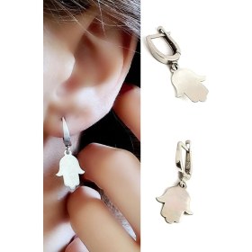 Resim Ose Shop Fatmanin Eli Figürlü Gümüş Trend Küpe 
