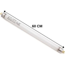 Resim Uzlight 18W Sinek Öldürücü BL368 G13 Duylu T8 Floresan (10 Adet) 