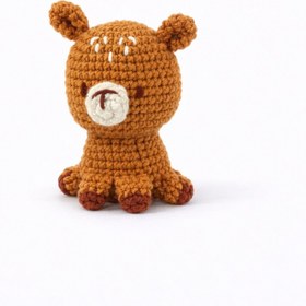 Resim Jack Ferrero Amigurumi Kiti | Sevimli Ayı Örgü Seti | Yeni Başlayanlar İçin | Anahtarlık Seçenekli 