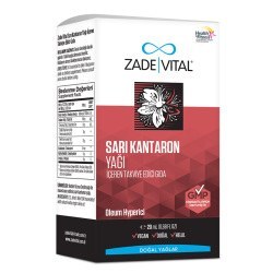 Resim Zade Vital Sarı Kantaron Yağı İçeren Takviye Edici Gıda 20 ml 