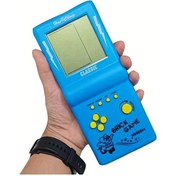 Resim Techbloom "nostalgik Oyun Konsolu Retro El Konsolu Büyük Ekran Pil İle Çalışan Blue Renk Dayanıklı Plastik Tasarım Bulmaca Ve Eğitici Oyunlar İçin" 