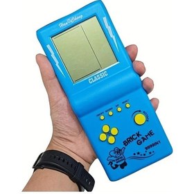 Resim Techbloom "nostalgik Oyun Konsolu Retro El Konsolu Büyük Ekran Pil İle Çalışan Blue Renk Dayanıklı Plastik Tasarım Bulmaca Ve Eğitici Oyunlar İçin" 