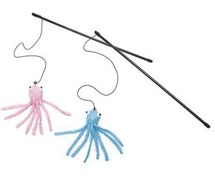 Resim Beeztees Kedi Oltası, Zilli, Peluş Ahtapot, 