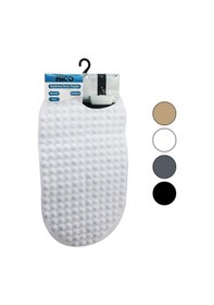 Resim Oval - Plastik Kabartma Top Desenli - Renkli 63pcs Vantuzlu Kaydırmaz Banyo - Küvet Paspası 34x65cm Çok Renkli 