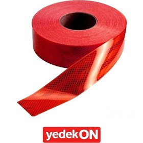 Resim Dorse Şerit Reflektörü Kırmızı 