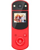 Resim Lasonstiges El Tipi Dijital Mini Spor Kamerası 1080p Osmo Cep Dv Kamera Hd Kızılötesi Video Kamera Aksiyon Kamerası-kırmızı 