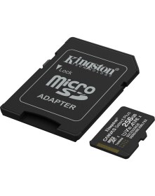 Resim Kingston Sdcs3 Microsdxc Canvas Select Plus Gen3 150MB/S A1 Card + Adapter Hafıza Kartı 