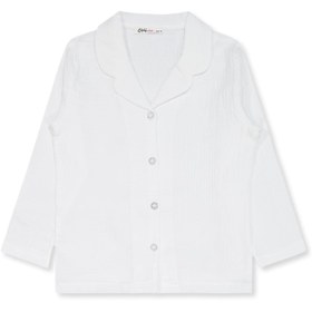 Resim Civil Girls Düz 6-9 Yaş Pijama Takımı - Ekru - Ekru / 7-8 Yaş 