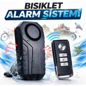 Resim Multizone Uzaktan Kumandalı Bisiklet Motosiklet Alarmı Güvenlik Sistemi Su Geçirmez Sos Fonksiyon 