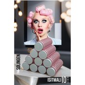 Resim Skygo ModaCar Isıtmalı Sulu Bigudi 2.5 cm 10 Adet Solingen Professional 