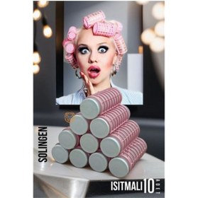 Resim Skygo ModaCar Isıtmalı Sulu Bigudi 2.5 cm 10 Adet Solingen Professional 