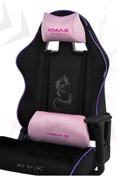 Resim XMAX / Rio Balerion Terletmez Kadife Kumaş Siyah Gaming Oyuncu Koltuğu / 120 Kg Taşır 