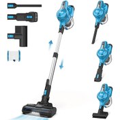 Resim INSE S62 Cordless Vacuum Cleaner Şarjlı Dikey Süpürge Mavi 