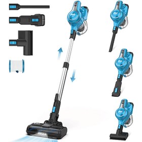 Resim INSE S62 Cordless Vacuum Cleaner Şarjlı Dikey Süpürge Mavi 