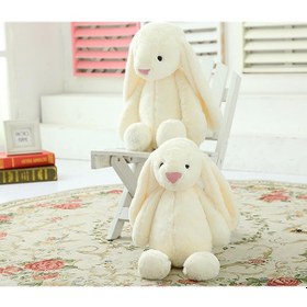 Resim Uyku Arkadaşım Uzun Kulak Bunny Peluş Tavşan 65 Cm Lila 
